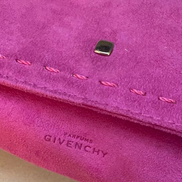 AUTH GIVENCHY (PARFUM) *ORCHID PINK* POUCHETTE CROSSBODY (DIY) CLEAN EUC - Picture 5 of 8
